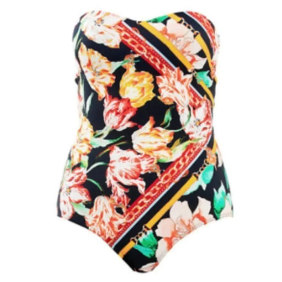 Jets Jessika Allen Australia Galleria size 8 Bandeau strapless women swimsuit - Picture 7 of 15
